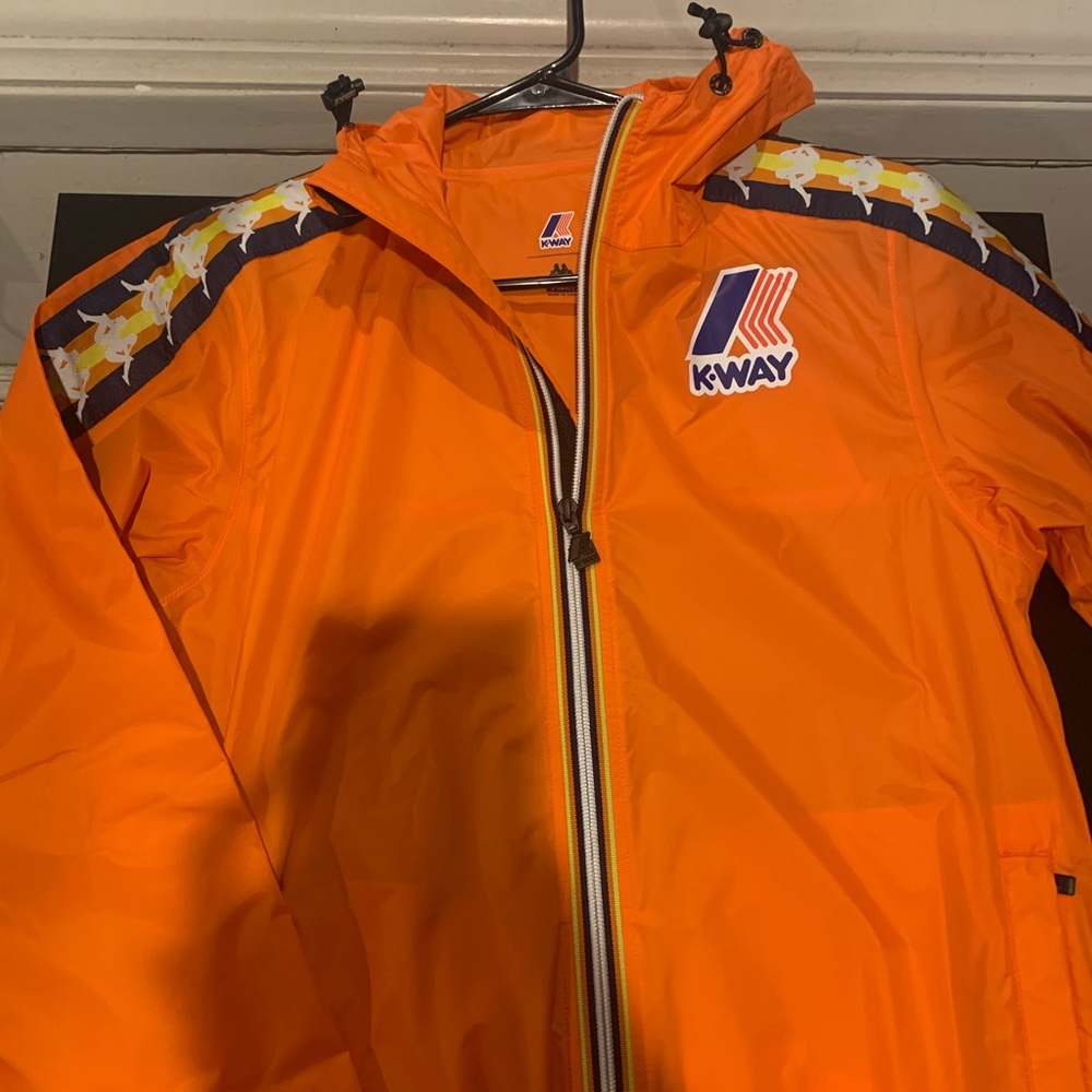 Orange Kappa Windbreaker